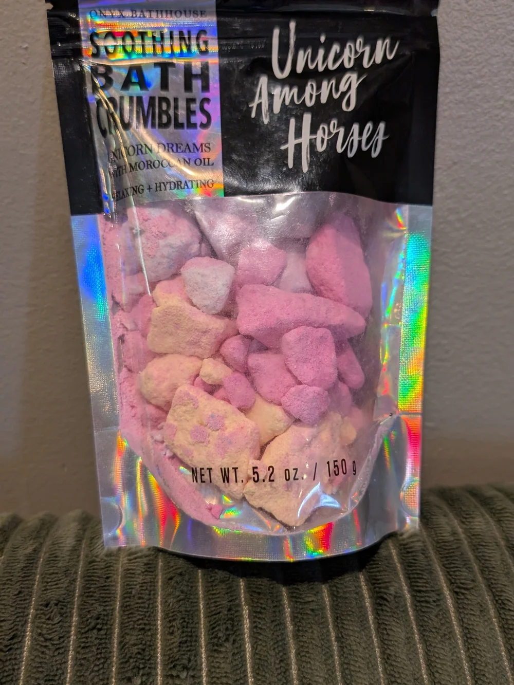 Unicorn Among Horses Soothing Bath Crumbles - Pink & Cream